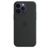 Оригинальный силиконовый чехол Apple Silicone Case with MagSafe Midnight для iPhone 14 Pro Max (MPTP3) (no box)