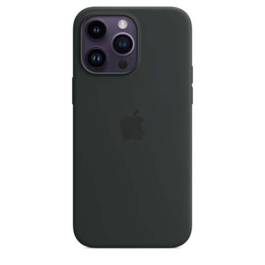 Оригінальний силіконовий чохол Apple Silicone Case with MagSafe Midnight для iPhone 14 Pro Max (MPTP3)