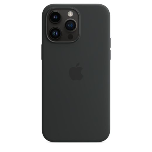 Оригінальний силіконовий чохол Apple Silicone Case with MagSafe Midnight для iPhone 14 Pro Max (MPTP3)