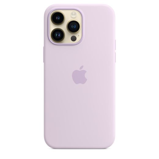 Оригінальний силіконовий чохол Apple Silicone Case with MagSafe Lilac для iPhone 14 Pro Max (MPTW3)