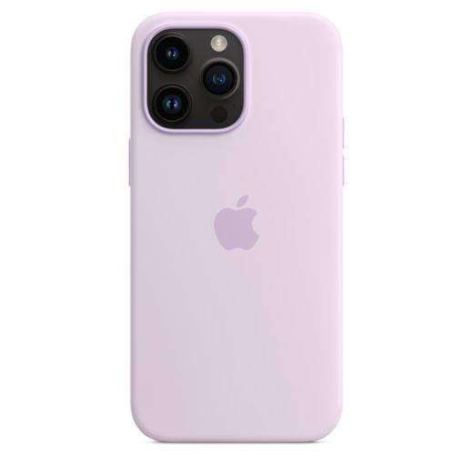 Оригінальний силіконовий чохол Apple Silicone Case with MagSafe Lilac для iPhone 14 Pro Max (MPTW3)