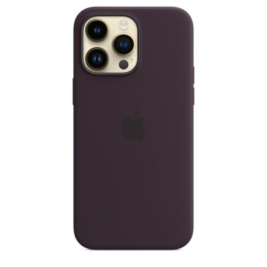 Оригінальний силіконовий чохол Apple Silicone Case with MagSafe Elderberry для iPhone 14 Pro Max (MPTX3)