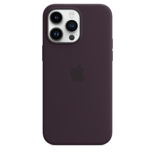 Оригінальний силіконовий чохол Apple Silicone Case with MagSafe Elderberry для iPhone 14 Pro Max (MPTX3)