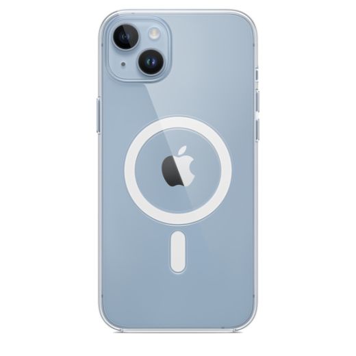 Оригінальний прозорий чохол Apple Clear Case with MagSafe для iPhone 14 Plus (MPU43)