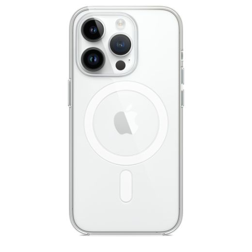 Оригінальний прозорий чохол Apple Clear Case with MagSafe для iPhone 14 Pro (MPU63)