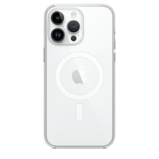 Оригінальний прозорий чохол Apple Clear Case with MagSafe для iPhone 14 Pro Max (MPU73)