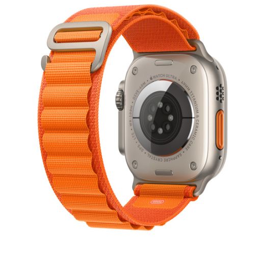 Оригинальный ремешок Apple Alpine Loop Small Orange для Apple Watch 49mm | 45mm | 44mm (MQDY3)