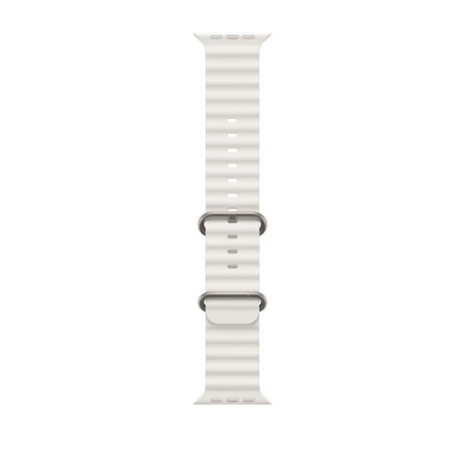 Оригинальный ремешок Apple Ocean Band White для Apple Watch 49mm | 45mm | 44mm (MQE93)