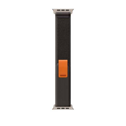 Оригінальний ремінець Apple Trail Loop Band Size M/L Black/Gray для Apple Watch 49mm | 45mm | 44mm (MQEQ3)