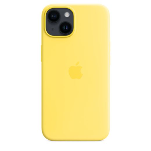 Оригінальний силіконовий чохол Apple Silicone Case with MagSafe Canary Yellow для iPhone 14 Plus (MQUC3)