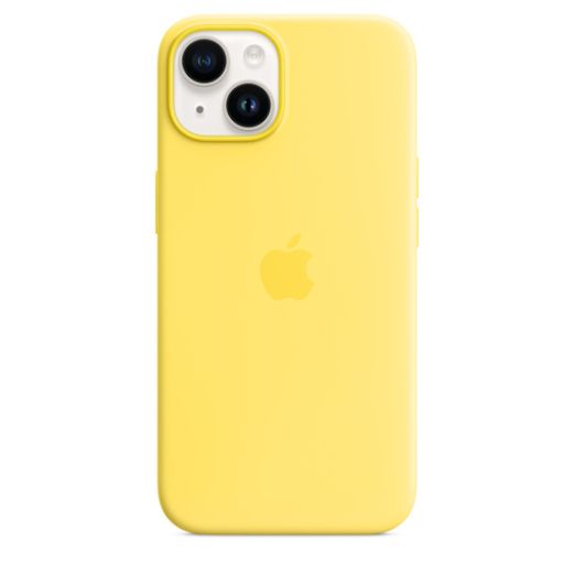 Оригінальний силіконовий чохол Apple Silicone Case with MagSafe Canary Yellow для iPhone 14 Plus (MQUC3)