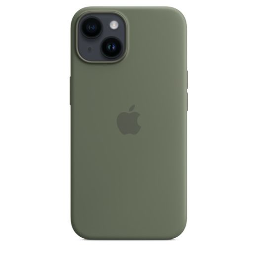 Силиконовый чехол CasePro Silicone Case Olive для iPhone 14 Plus