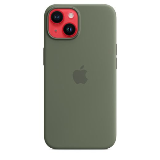 Силиконовый чехол CasePro Silicone Case Olive для iPhone 14 Plus