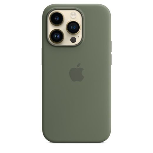 Силіконовий чохол CasePro Silicone Case with MagSafe Olive для iPhone 14 Plus
