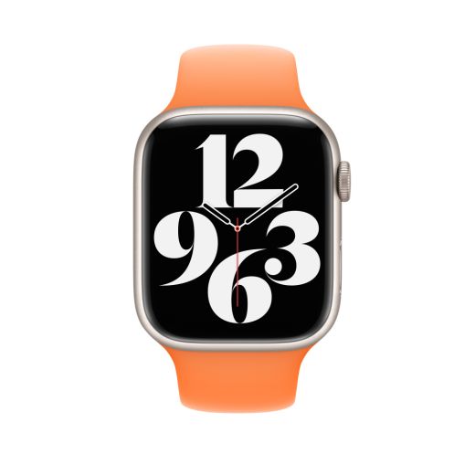 Оригинальный силиконовый ремешок Apple Sport Band Size S/M Bright Orange для Apple Watch 41mm | 40mm