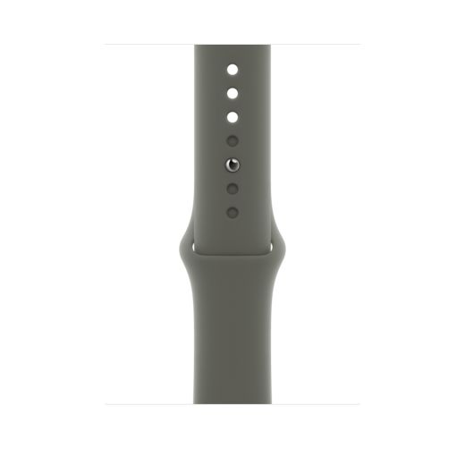 Оригінальний силіконовий ремінець Apple Sport Band Size S/M Olive для Apple Watch 49mm | 45mm | 44mm (MR343)