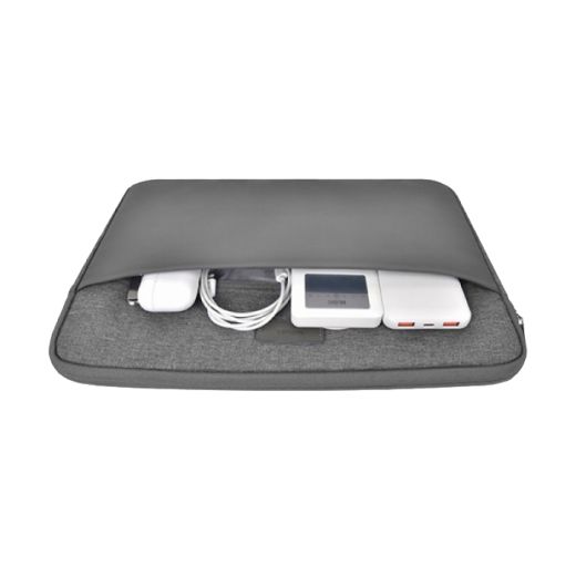 Чехол-сумка WIWU Minimalist Sleeve Series Grey для MacBook Air 15" M4 | M3 | M2 (2025 | 2024 | 2023) | Pro 16" M1 | M2 | M3 | M4 (2021 | 2023 | 2024)