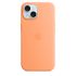 Оригинальный силиконовый чехол Apple Silicone Case with MagSafe Orange Sorbet для iPhone 15 (MT0W3)