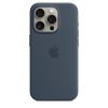 Силіконовий чохол CasePro Silicone Case with MagSafe Storm Blue для iPhone 15 Pro