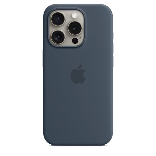 Силіконовий чохол CasePro Silicone Case (High Copy) Midnight Blue для iPhone 16 Pro Max