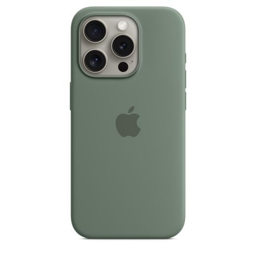 Силіконовий чохол CasePro Silicone Case with MagSafe Cypress для iPhone 15 Pro