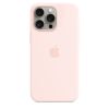 Оригінальний силіконовий чохол Apple Silicone Case with MagSafe Light Pink для iPhone 15 Pro Max (MT1U3)