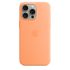 Оригинальный силиконовый чехол Apple Silicone Case with MagSafe Orange Sorbet для iPhone 15 Pro Max (MT1W3)