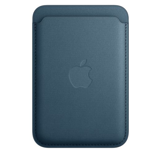 Оригинальный чехол-кошелек з локатором Apple FineWoven Wallet with MagSafe Pacific Blue (MT263)