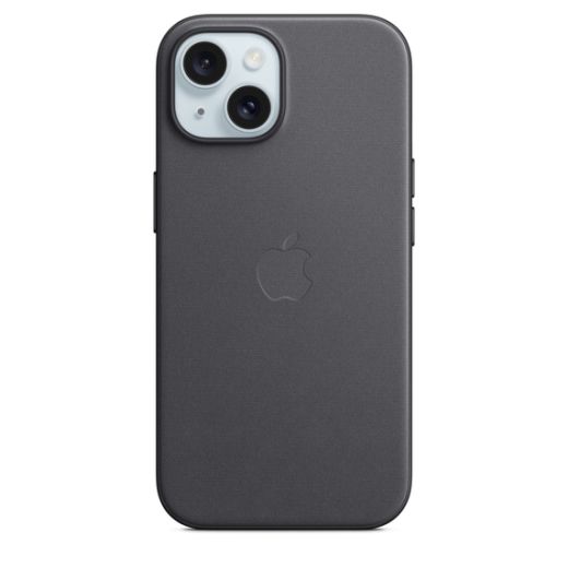 Чехол CasePro FineWoven Case with MagSafe Black для iPhone 15