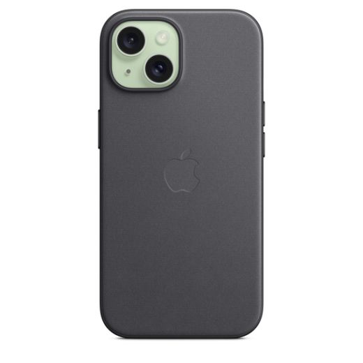 Оригинальный чехол Apple FineWoven Case with MagSafe Black для iPhone 15 (MT393)