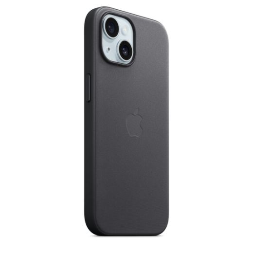 Чохол CasePro FineWoven Case with MagSafe Black для iPhone 15
