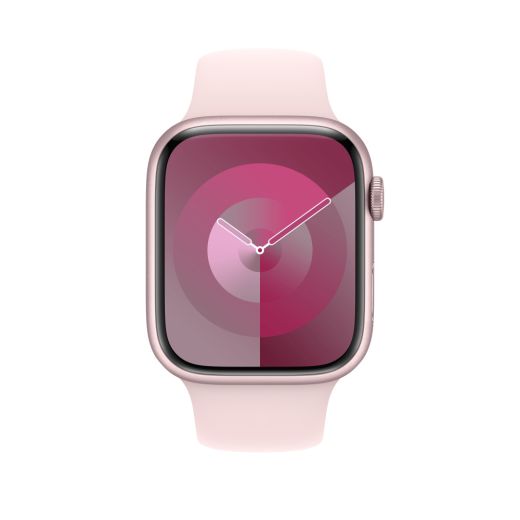 Оригинальный силиконовый ремешок Apple Sport Band Size S/M Light Pink для Apple Watch 42mm | 41mm | 40mm (MT2Y3)