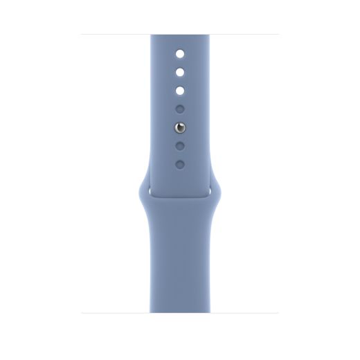 Оригінальний силіконовий ремінець Apple Sport Band Size M/L Winter Blue для Apple Watch 49mm | 45mm | 44mm (MT443)