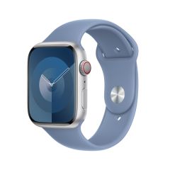 Оригинальный силиконовый ремешок Apple Sport Band Size S/M Winter Blue для Apple Watch 49mm | 45mm | 44mm (MT413)