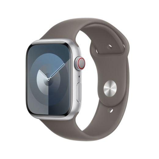 Оригінальний силіконовий ремінець Apple Sport Band Size S/M Clay для Apple Watch 49mm | 45mm | 44mm (MT463)