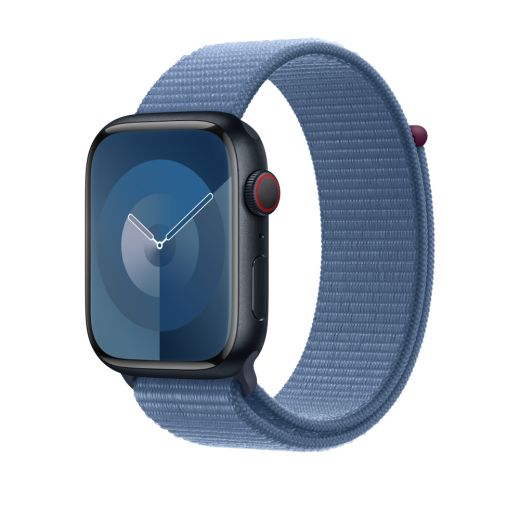 Оригінальний ремінець Apple Sport Loop Winter Blue для Apple Watch 49mm | 45mm | 44mm (MT5H3)