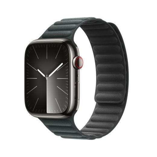 Оригінальний ремінець Apple FineWoven Magnetic Link Size M/L Evergreen 49mm | 45mm | 44mm (MTJD3)