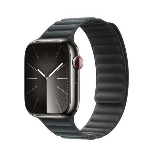 Оригинальный ремешок Apple FineWoven Magnetic Link Size S/M Evergreen 42mm | 41mm | 40mm (MTJ53)