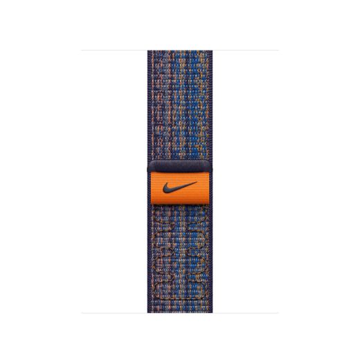 Оригінальний ремінець Apple Nike Sport Loop Game Royal/Orange для Apple Watch 42mm | 41mm | 40mm (MTL23)
