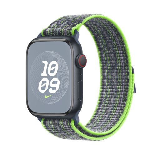 Ремешок CasePro Nike Sport Loop Bright Green/Blue для Apple Watch 41mm | 40mm