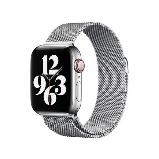 Оригинальный ремешок Apple Milanese Loop Silver (ML753) для Apple Watch 38mm | 40mm | 41mm