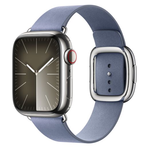 Оригинальный ремешок Apple Modern Buckle Lavender Blue Size Large для Apple Watch 42мм | 41мм | 40мм (MUHD3)