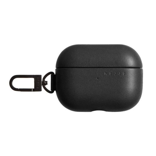 Кожаный чехол Mujjo Echelon Black для Airpods Pro 2 (2022)