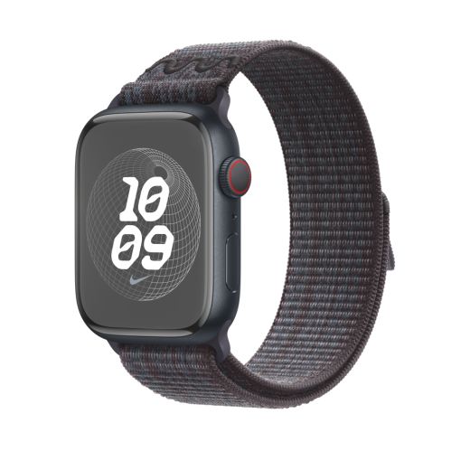 Ремінець CasePro Nike Sport Loop Black/Blue для Apple Watch 41mm | 40mm