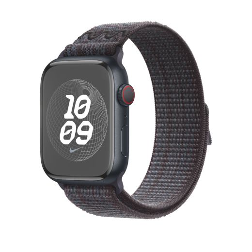 Ремінець CasePro Nike Sport Loop Black/Blue для Apple Watch 49mm | 45mm | 44mm | 42mm
