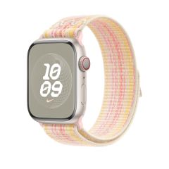 Оригинальный ремешок Apple Nike Sport Loop Starlight/Pink для Apple Watch 49mm | 45mm | 44mm | 42mm (MUJY3)