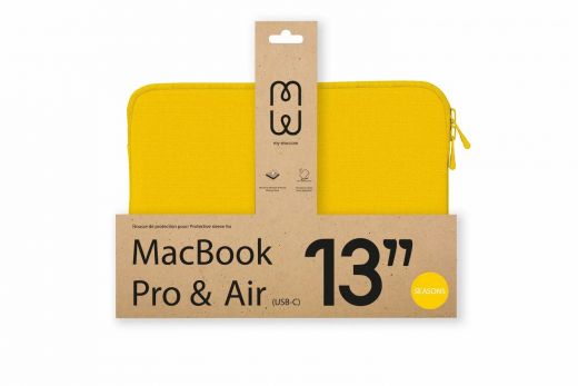 Чехол MW Seasons Sleeve Case Yellow (MW-410115) для MacBook Air 13.6" M2 | M3 (2023 | 2024) | Air 13 "| Pro 13"