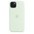 Оригинальный силиконовый чехол Apple Silicone Case with MagSafe Soft Mint для iPhone 15 Plus (MWNG3) Оригинальный силиконовый чехол Apple Silicone Case with MagSafe Soft Mint для iPhone 15 Plus (MWNG3)