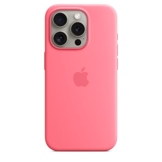 Силіконовий чохол CasePro Silicone Case with MagSafe Pink для iPhone 15 Pro Max