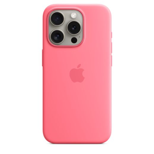 Силиконовый чехол CasePro Silicone Case with MagSafe Pink для iPhone 15 Pro Max